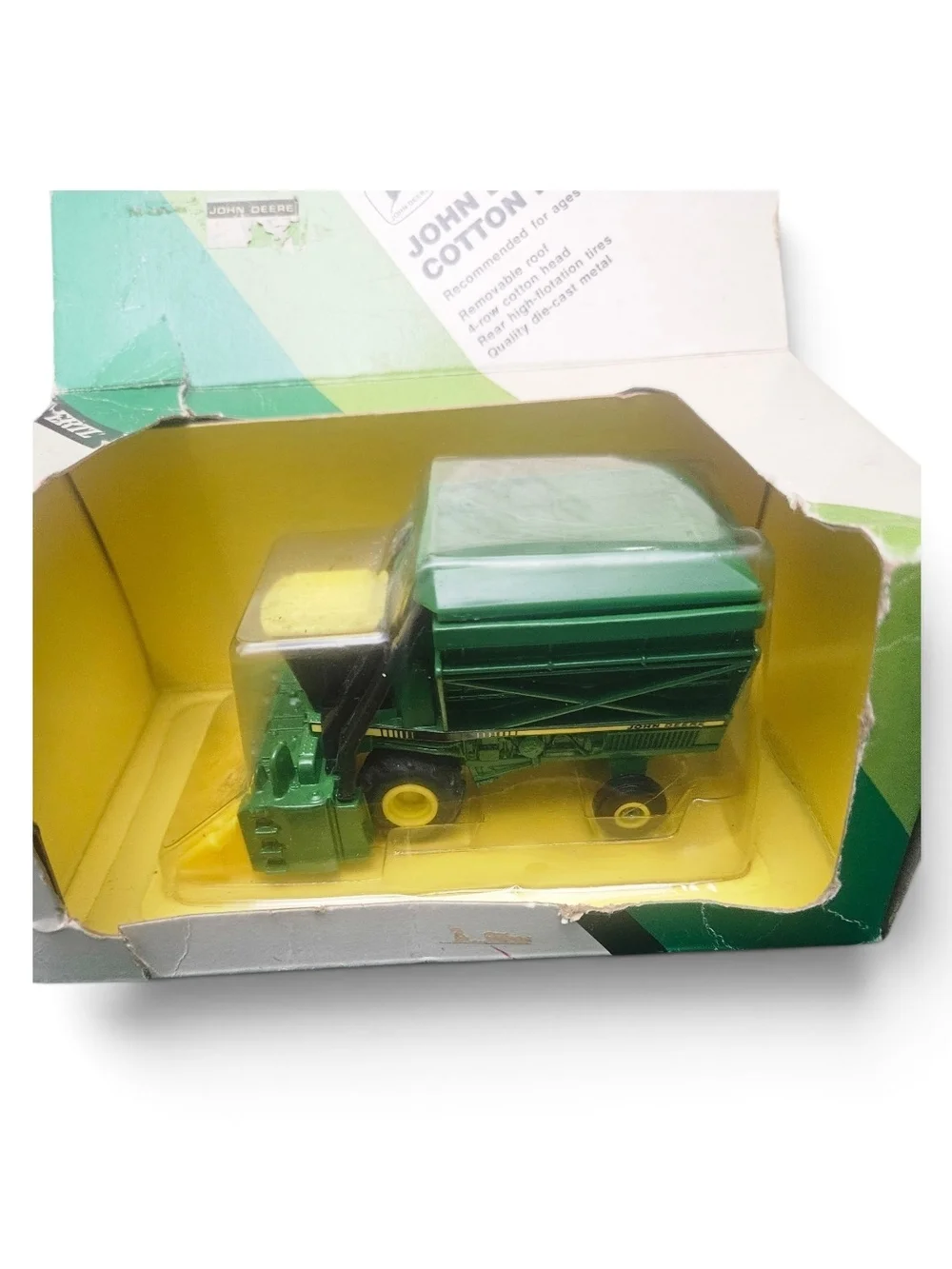 ERTL John Deere Cotton Picker 1/80 Scale Die-Cast Stock 1000EO Vintage 1980s